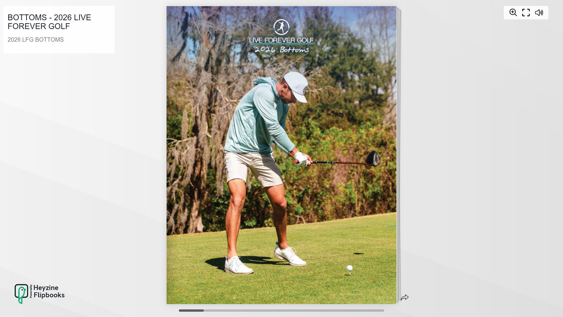 Live Forever Golf Bottoms catalog
