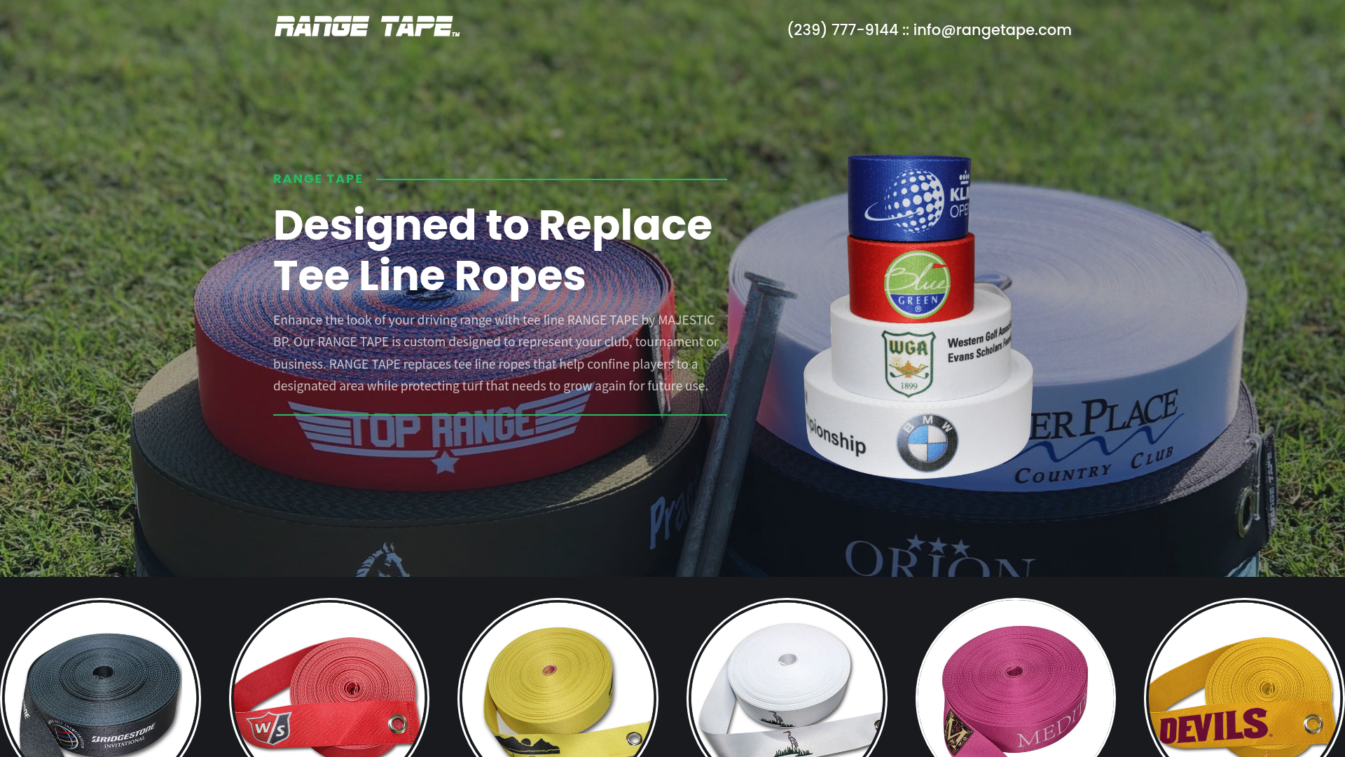 RangeTape website preview